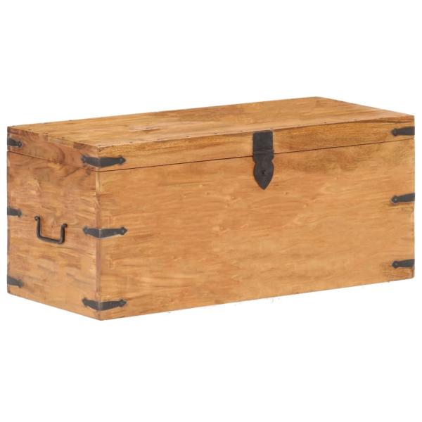 Truhe 90x40x40 cm Akazie Massivholz 