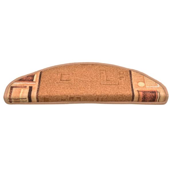 Treppenmatten Selbstklebend 15 Stk. Beige 65x21x4 cm