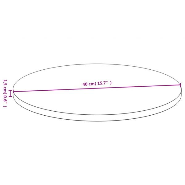 Tischplatte Ø40x1,5 cm Bambus