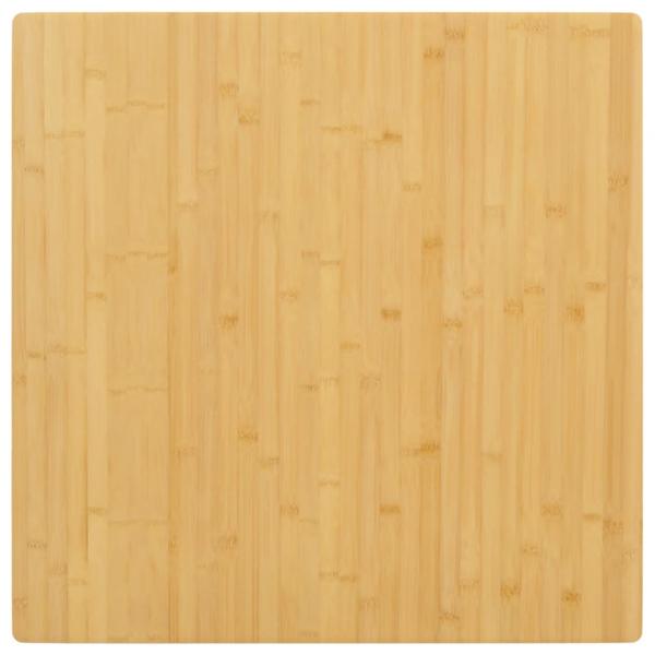ARDEBO.de - Tischplatte 80x80x2,5 cm Bambus