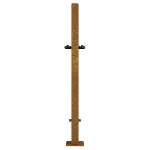 Gartentor 105x105 cm Cortenstahl Quadratisches Design
