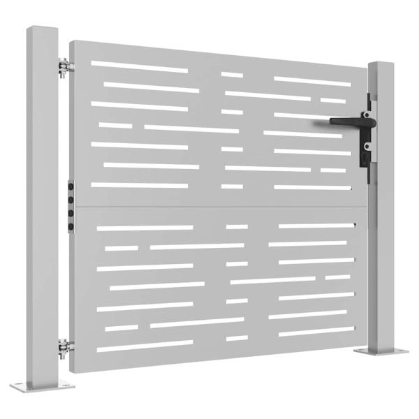 Gartentor 105x105 cm Cortenstahl Quadratisches Design
