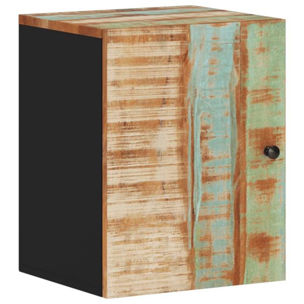 ARDEBO.de - Bad-Wandschrank 38x33x48 cm Altholz Massiv