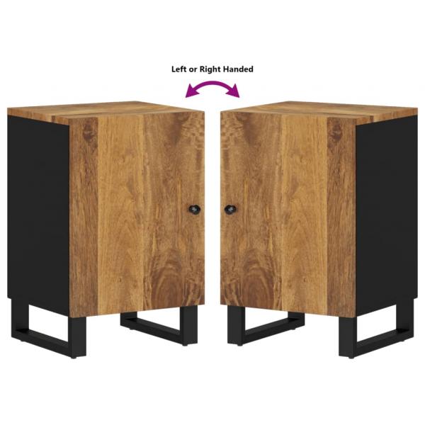 Badschrank 38x33x58 cm Massivholz Mango