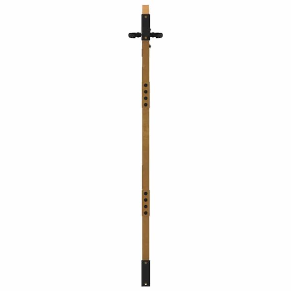 Gartentor 85x125 cm Cortenstahl Gras-Design