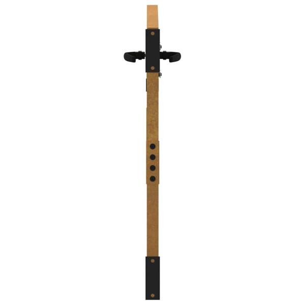 Gartentor 85x100 cm Cortenstahl Bambus-Design