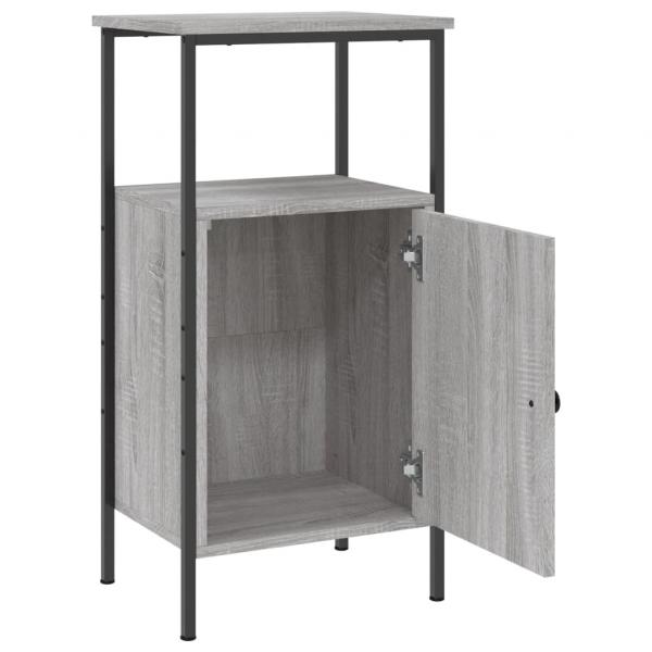 Nachttisch Grau Sonoma-Eiche 41x31x80 cm Holzwerkstoff