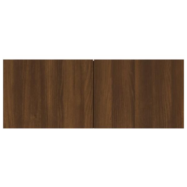 TV-Schränke 4 Stk. Braun Eichen-Optik 80x30x30 cm Holzwerkstoff