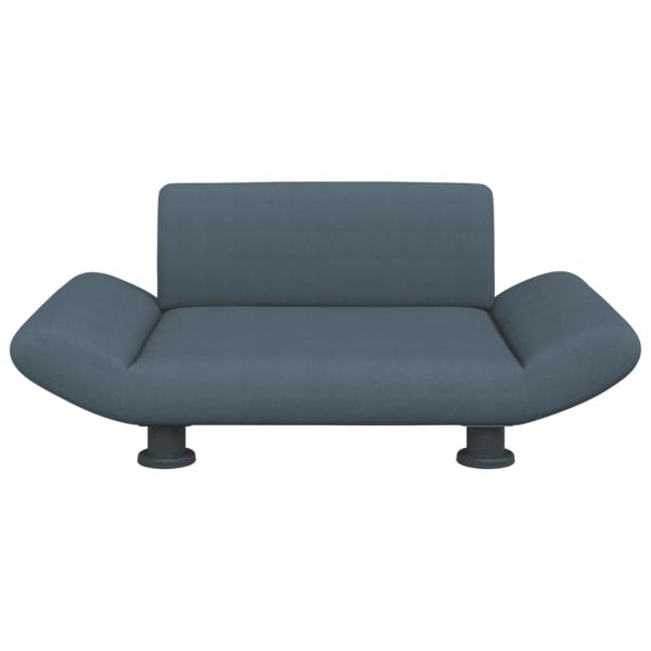 Hundebett Dunkelgrau 70x45x28 cm Stoff