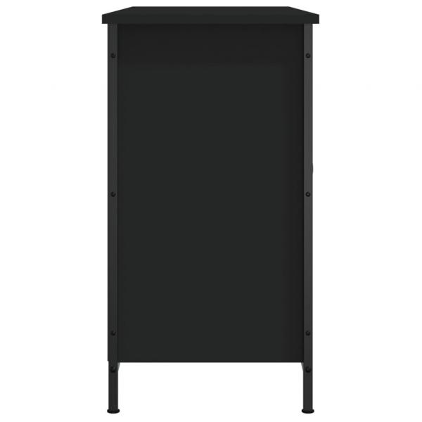 TV-Schrank Schwarz 100x35x65 cm Holzwerkstoff