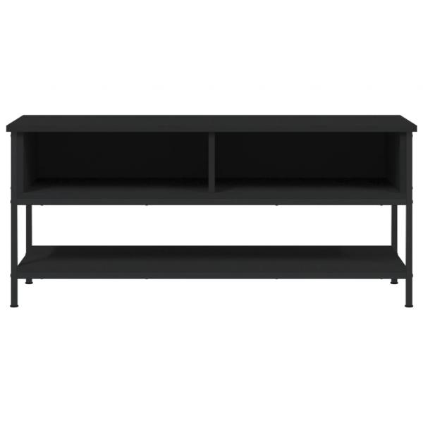 TV-Schrank Schwarz 100x35x45 cm Holzwerkstoff