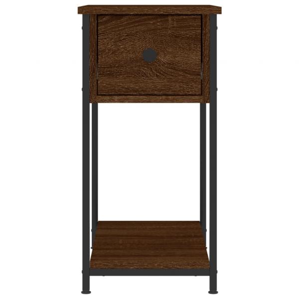 Nachttisch Braun Eichen-Optik 30x60x60 cm Holzwerkstoff