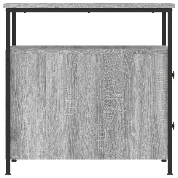 Nachttisch Grau Sonoma-Eiche 30x60x60 cm Holzwerkstoff