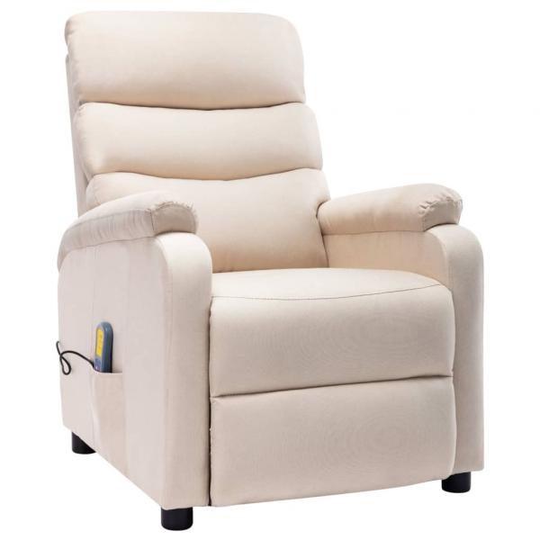 ARDEBO.de - Massagesessel Creme Stoff