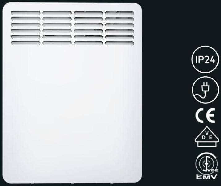 AEG WKL 505 Wandkonvektor, 500 W, LC-Display, Wochentimer, weiß (236531)