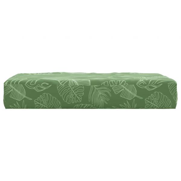 Palettenkissen Blattmuster 60x60x8 cm Oxford-Gewebe