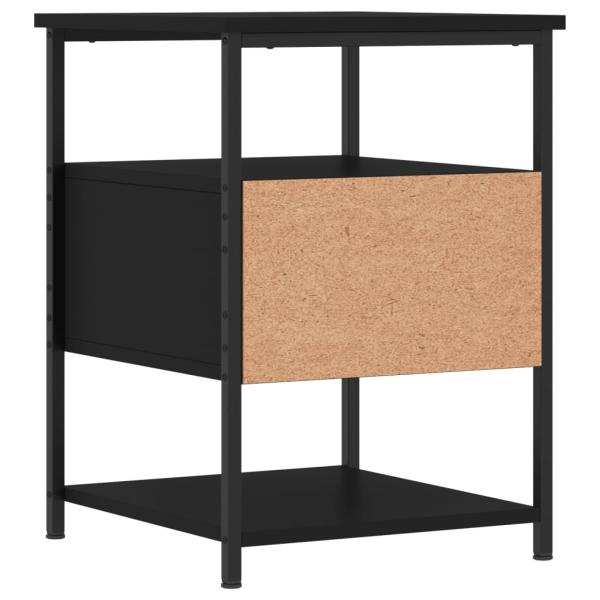 Nachttisch Schwarz 40x42x56 cm Holzwerkstoff