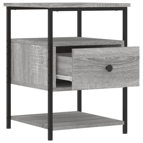 Nachttisch Grau Sonoma-Eiche 40x42x56 cm Holzwerkstoff