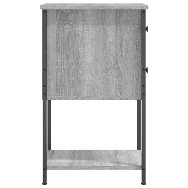 Nachttisch Grau Sonoma 32x42x70 cm Holzwerkstoff