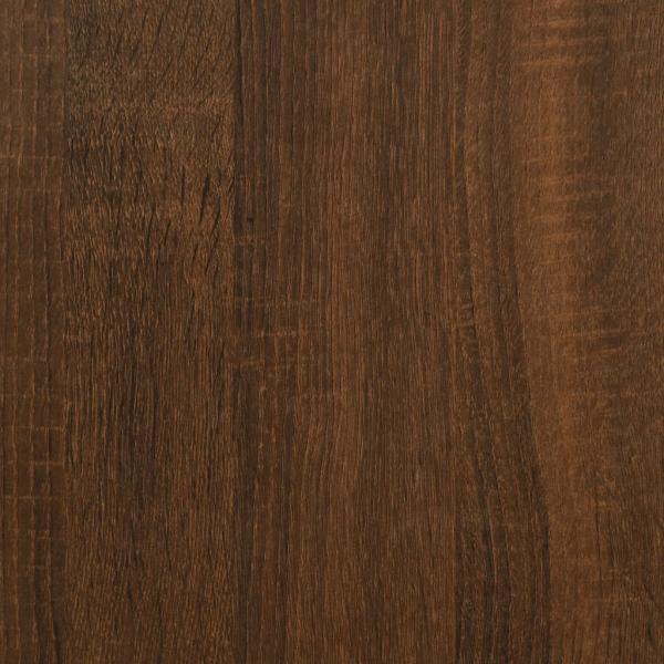 ARDEBO.de - Nachttisch Braun Eichen-Optik 40x42x56 cm Holzwerkstoff