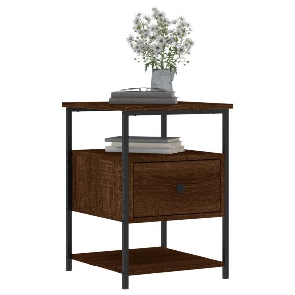 Nachttisch Braun Eichen-Optik 40x42x56 cm Holzwerkstoff