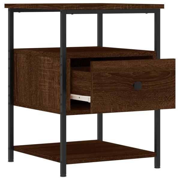 Nachttisch Braun Eichen-Optik 40x42x56 cm Holzwerkstoff