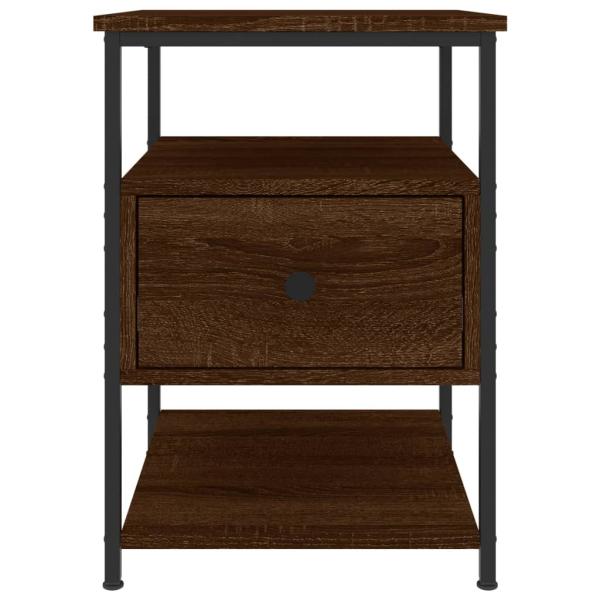 Nachttisch Braun Eichen-Optik 40x42x56 cm Holzwerkstoff