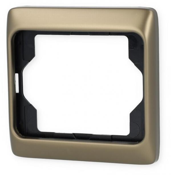 ARDEBO.de Busch-Jaeger 1721 KA-21 Abdeckrahmen, 1-fach, Busch alpha exclusive, bronze