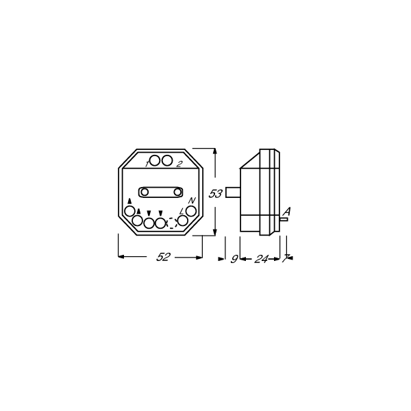 Busch-Jaeger 6415/24 Busch-Jalousiecontrol II Trennrelais, Gleichstromantriebe, 2-fach (2CKA006410A0363)