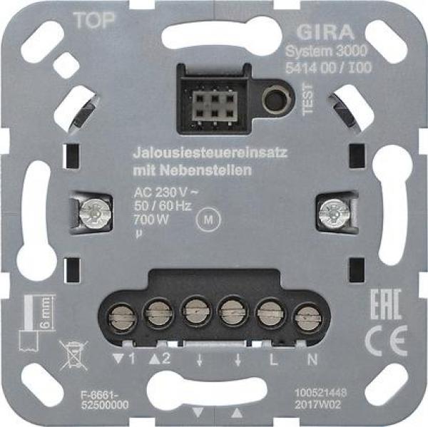 ARDEBO.de Gira 541400 Jalousiesteuereinsatz mit Nebenstelleneingang, System 3000