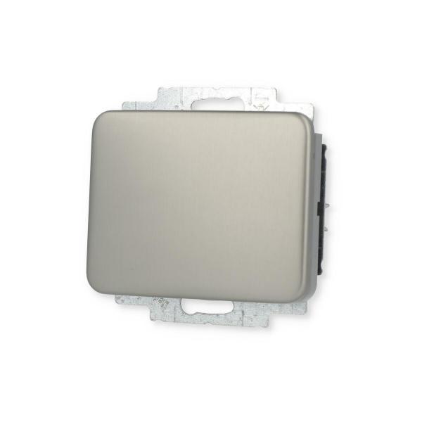 Busch-Jaeger 20 EUK-20 SCHUKO® Steckdosen-Einsatz mit Klappdeckel, Busch alpha, Platin