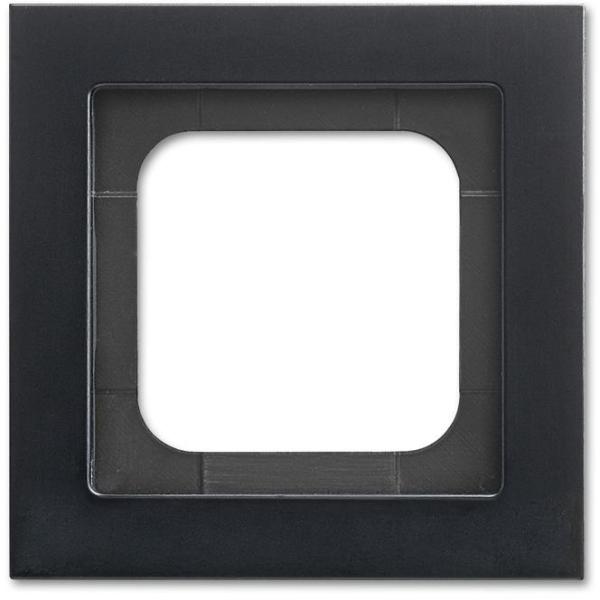 ARDEBO.de Busch-Jaeger 1721-275 Abdeckrahmen, Axcent, 1-fach Rahmen, schwarz matt (2CKA001754A4703)