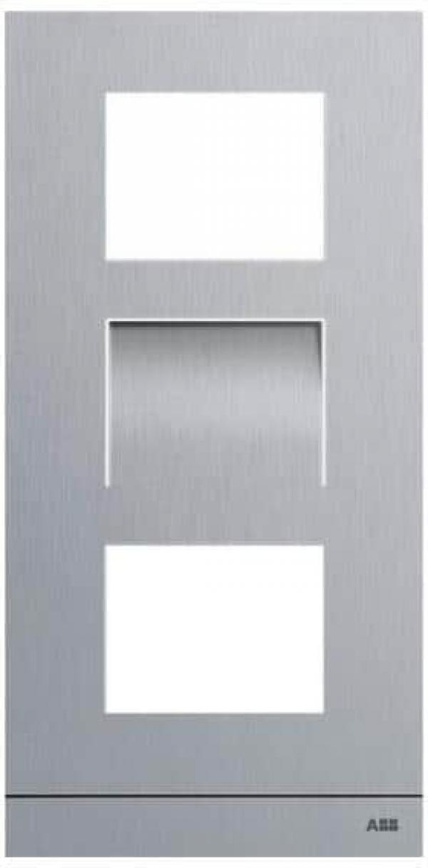 ARDEBO.de Busch-Jaeger 41383CF-S-03 Busch-Welcome® IP: Frontplatte Video 1/3, Edelstahl (2TMA130160X0026)