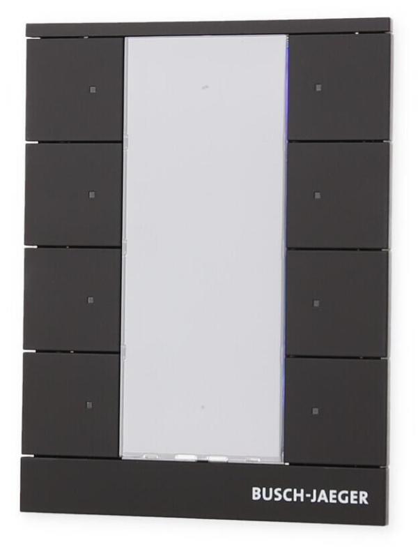 Busch-Jaeger SB/U8.0.11-885 Bedienelement, 8-fach, Busch-Tenton, schwarz matt (2CKA006330A0070)