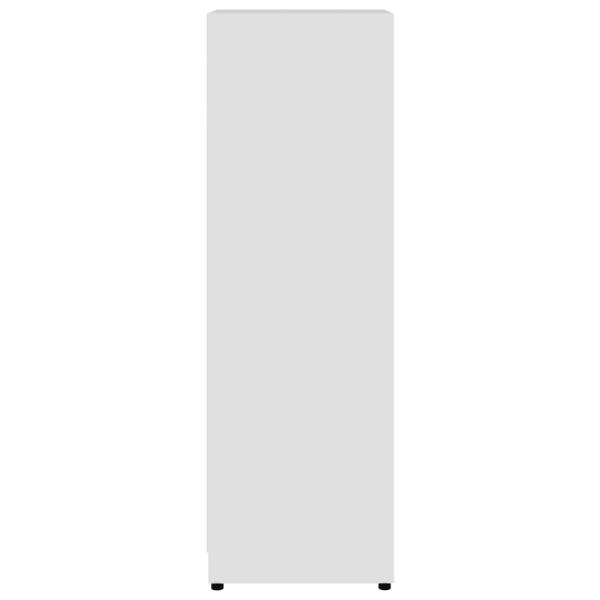 3-tlg. Badmöbel-Set Weiß Holzwerkstoff