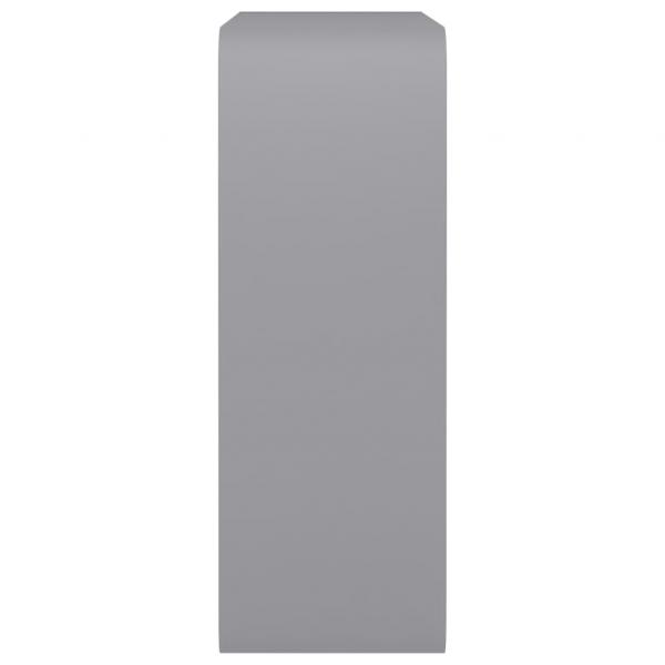 Würfelregale 3 Stk. Grau MDF