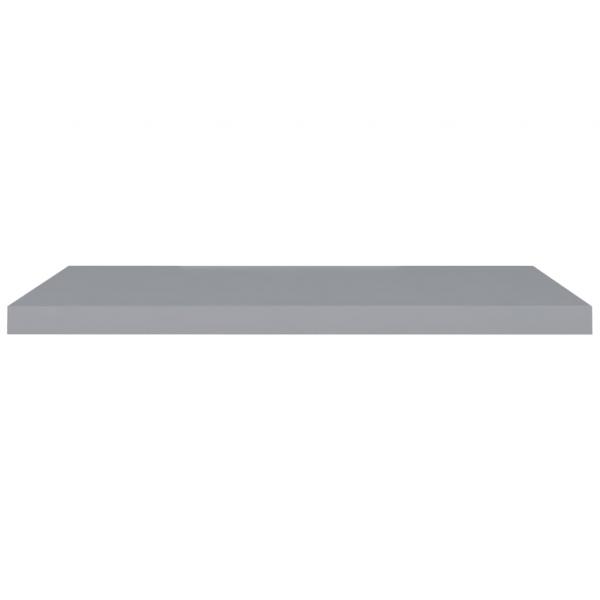 Schwebende Wandregale 4 Stk. Grau 90x23,5x3,8cm MDF