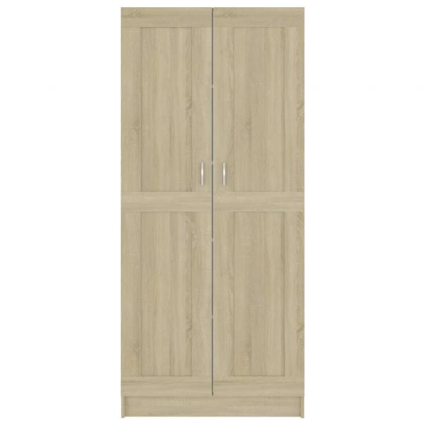 Bücherschrank Sonoma-Eiche 82,5x30,5x185,5 cm Holzwerkstoff