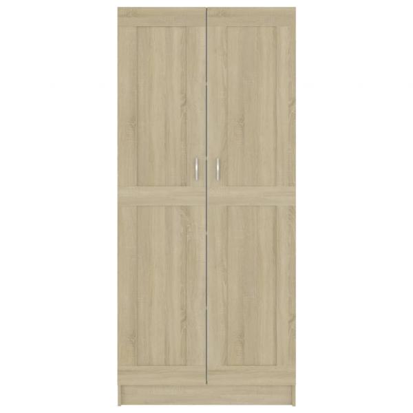 Bücherschrank Sonoma-Eiche 82,5x30,5x185,5 cm Holzwerkstoff