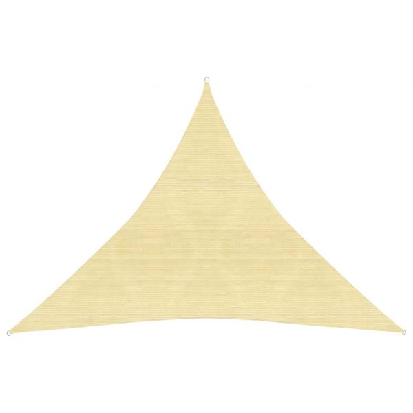 ARDEBO.de - Sonnensegel 160 g/m² Beige 3x3x3 m HDPE  