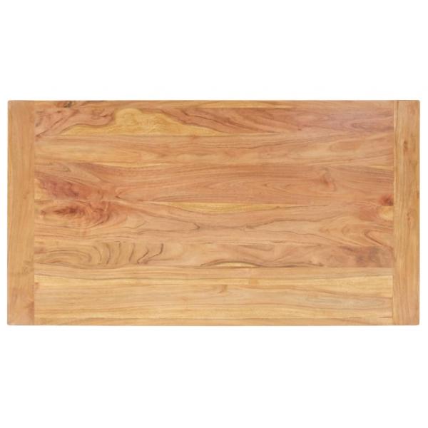 Couchtisch 110x60x35 cm Massivholz mit Honigfarbenem Finish