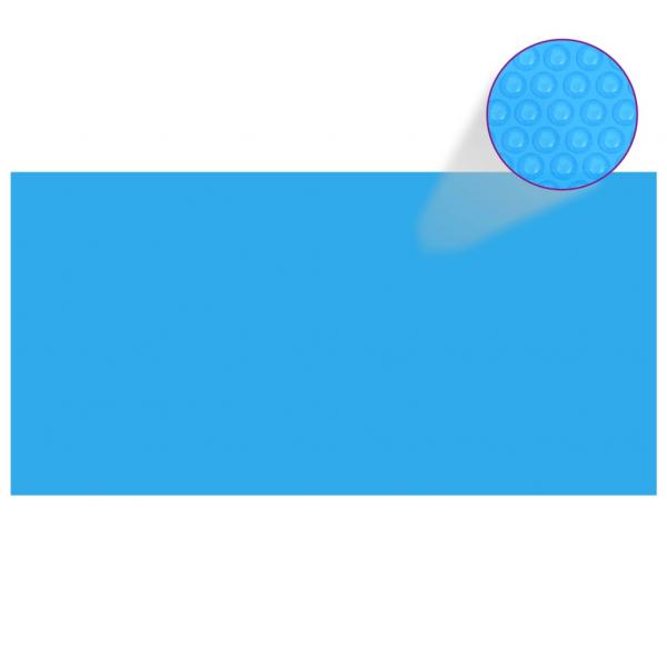 ARDEBO.de - Rechteckige Poolabdeckung 1200x600 cm PE Blau