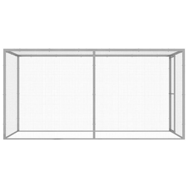 Katzenkäfig 3x1,5x1,5 m Verzinkter Stahl