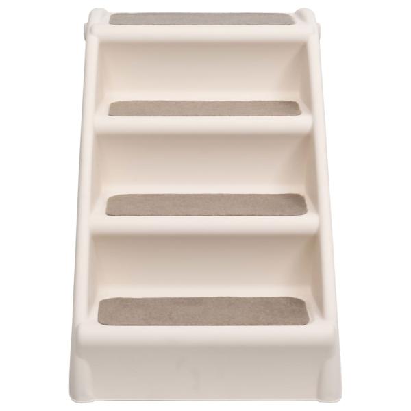 Hundetreppe Klappbar Creme 62x40x49,5 cm 