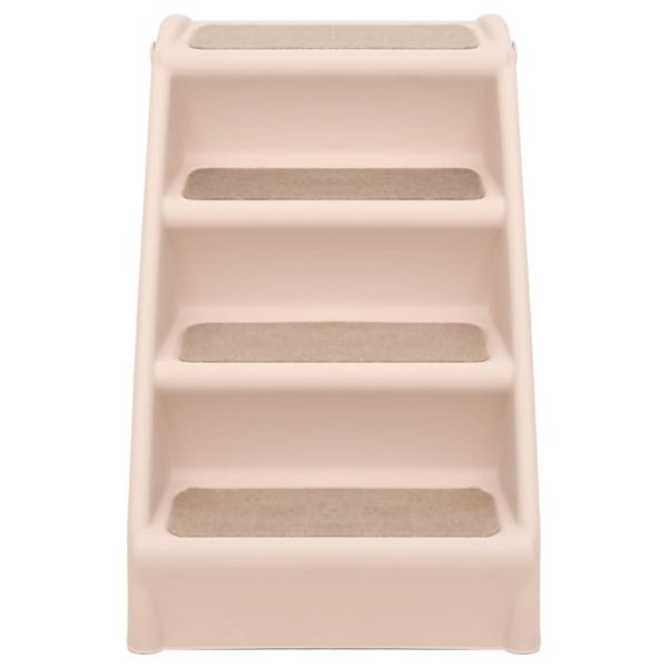 Hundetreppe Klappbar Creme 62x40x49,5 cm 
