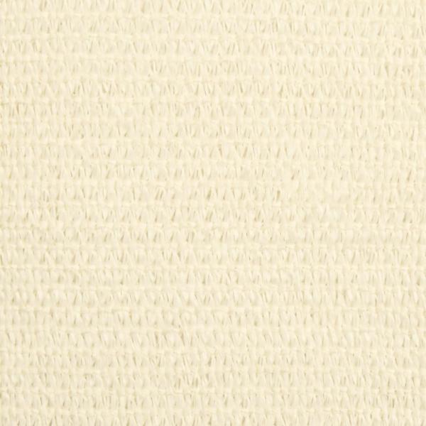 Sonnensegel 160 g/m² Creme 4x4x4 m HDPE