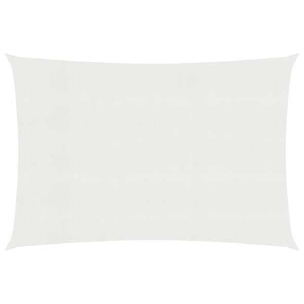 ARDEBO.de - Sonnensegel 160 g/m² Weiß 5x7 m HDPE