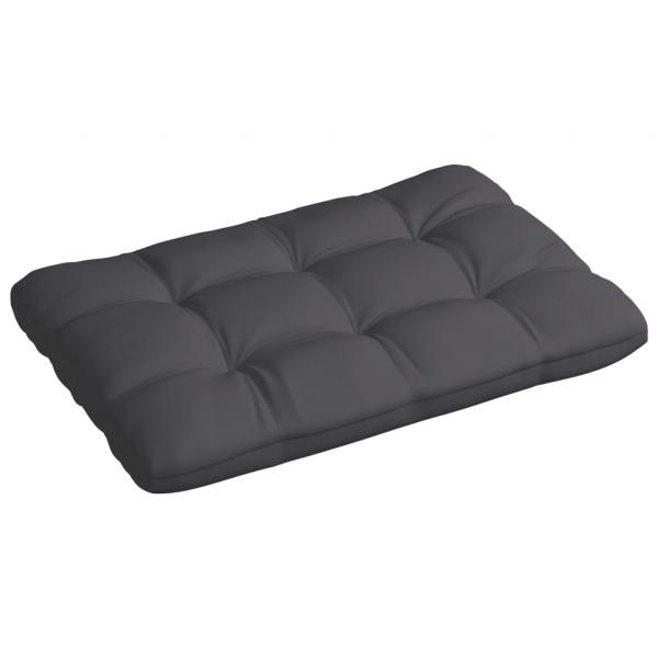 Palettenkissen Anthrazit 120x80x12 cm Stoff