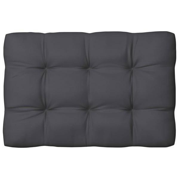 Palettenkissen Anthrazit 120x80x12 cm Stoff