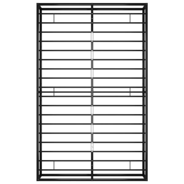 Bettgestell Schwarz Metall 120x200 cm